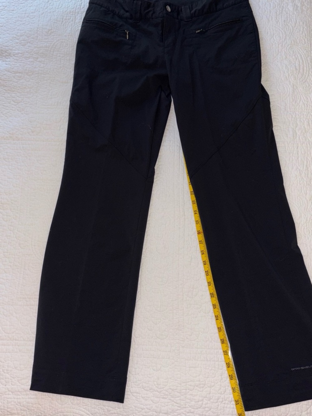 Columbia Black Boot Cut Active Pants